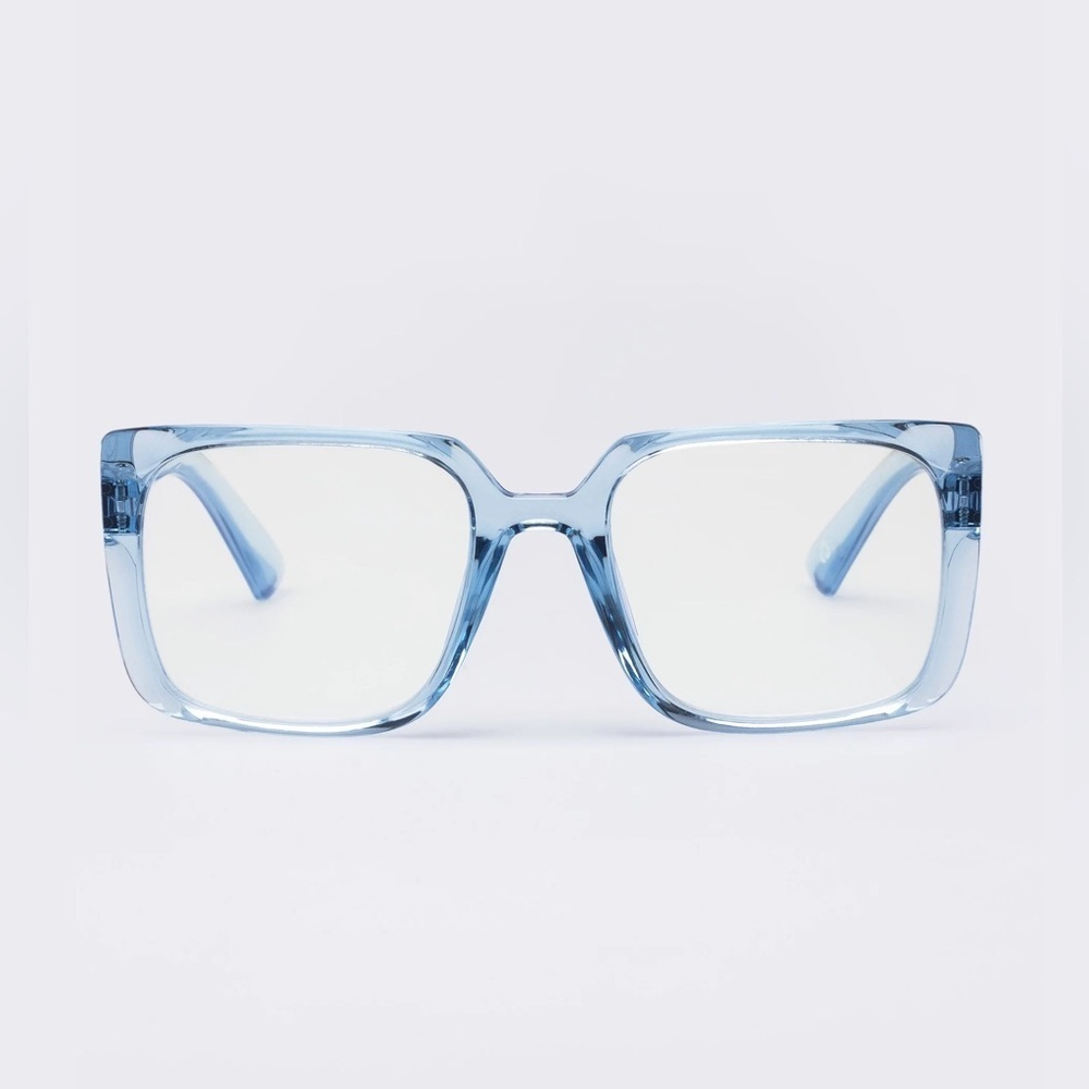 ‼️RARE‼️🎸THE BOOK CLUB🎸🔥NWT🔥Fairy Droppings Square Reading Glasses in Sky—1.50x